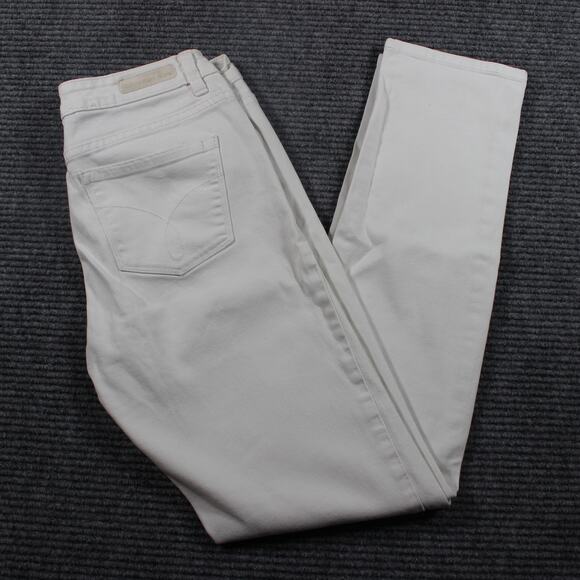 Calvin Klein Jeans Skinny Jeans Womens 28/6 White Ultimate Skinny Stretch - Picture 1 of 10